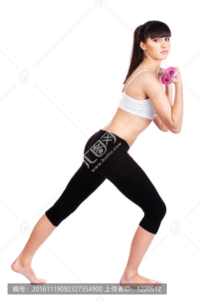 女人做運動