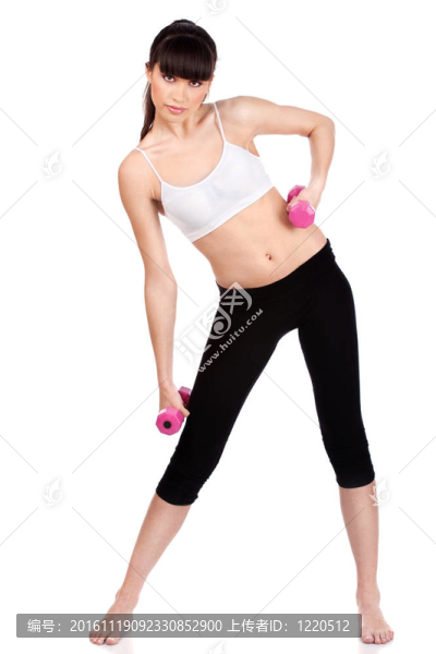 做健身操的女人