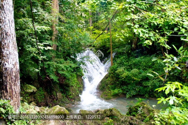 Erawan,Waterfall；Kanchanaburi；泰國