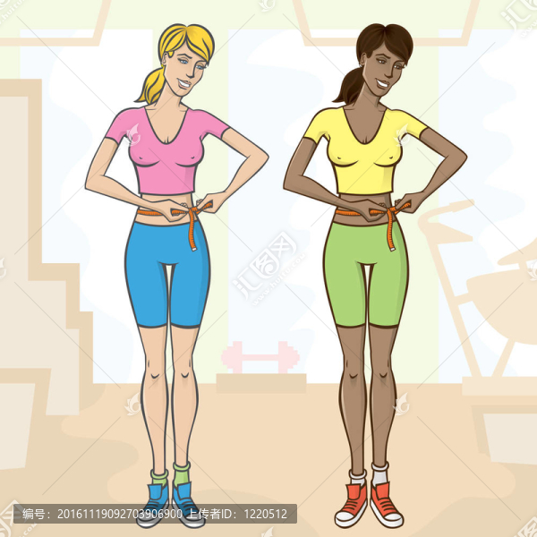 健身的女性