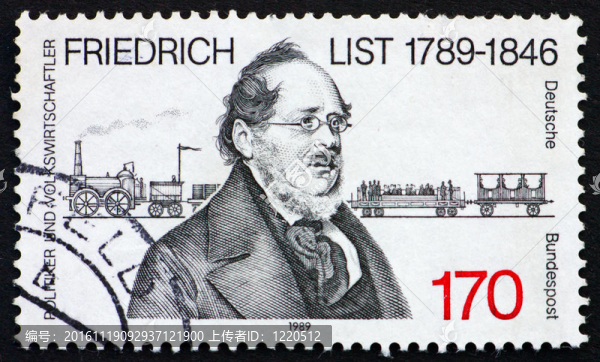 郵票德國1989弗里德里希名單