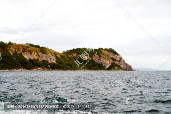 美麗的藍(lán)色海洋從斯米蘭群島泰國；亞洲