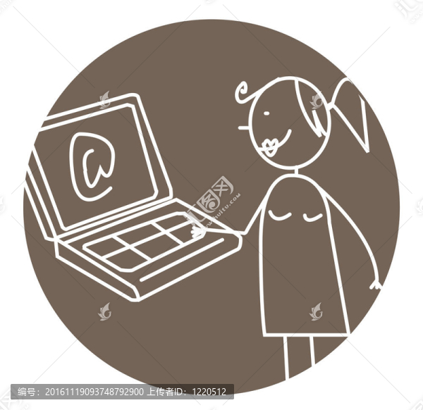 女孩互聯(lián)網(wǎng)訪問