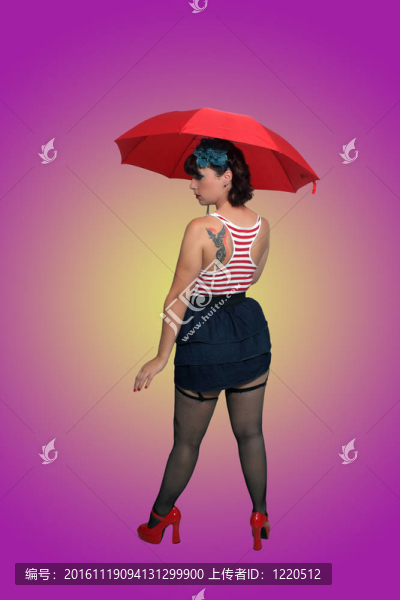 復古性感美女圖（14）