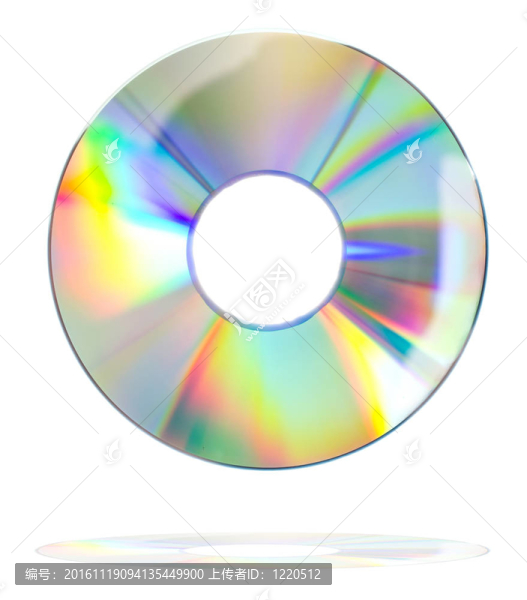 白色背景上的光盤