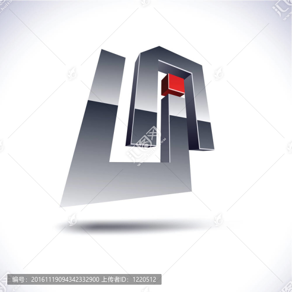 摘要三維UA圖標(biāo)。