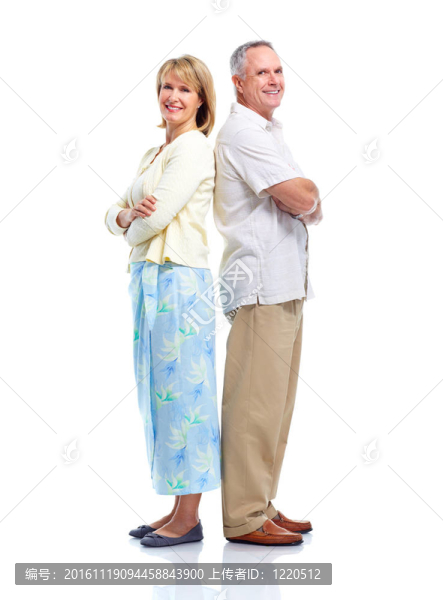 戀愛中的老夫妻。