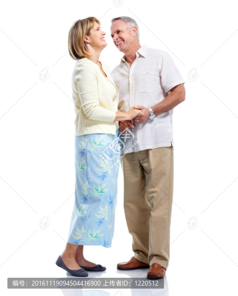 戀愛中的老夫妻。