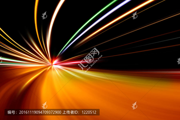 夜間街的快速比賽