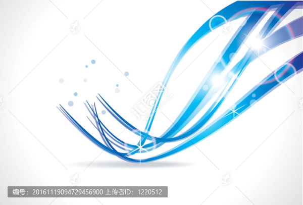 創(chuàng)造性動態(tài)藍色元素