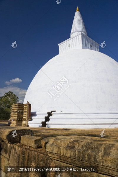 Mirisavetiya,Stupa；阿努拉德普勒；斯里蘭卡