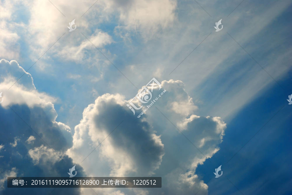 云的天空