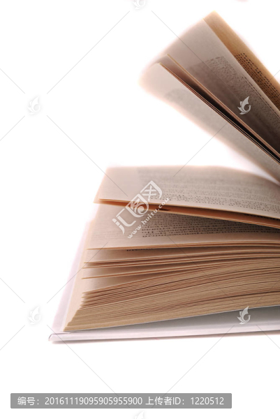 打開的書