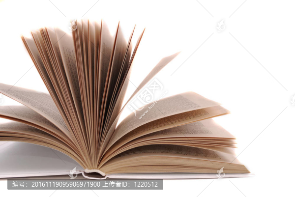 打開的書
