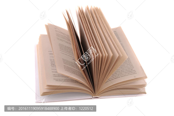打開的書