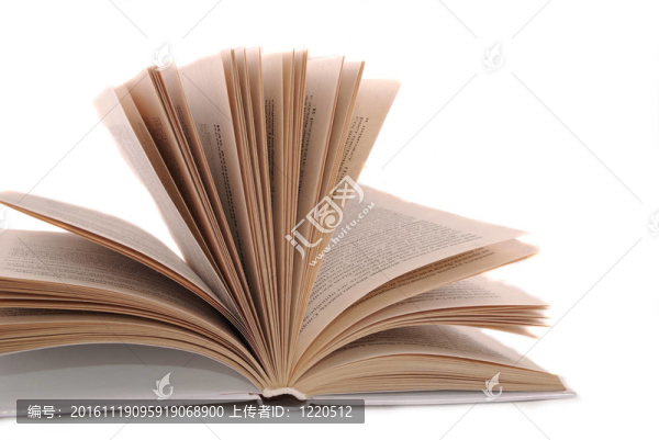 打開的書