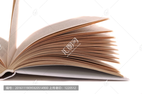 打開的書