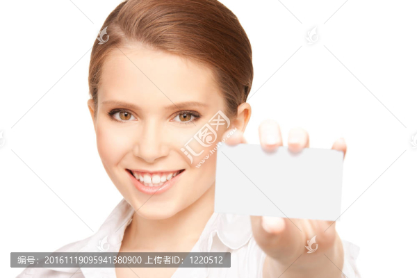 帶名片的女人