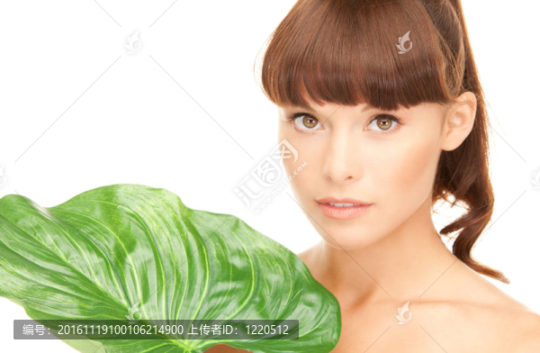 綠葉女人
