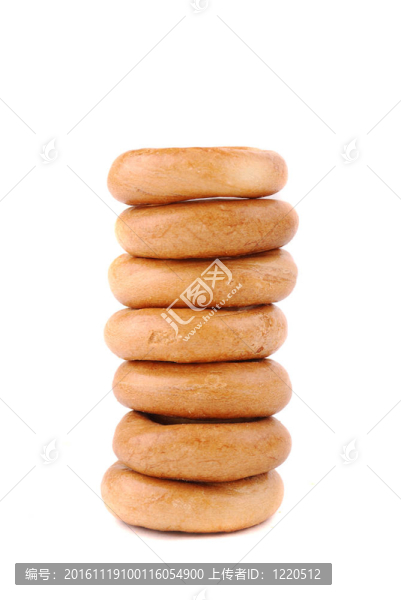 一輪金黃的面包圈