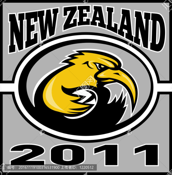 獼猴桃橄欖球運動員運行新西蘭2011