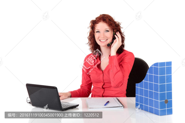 年輕漂亮的女商人