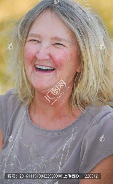 成熟的愛爾蘭女人。