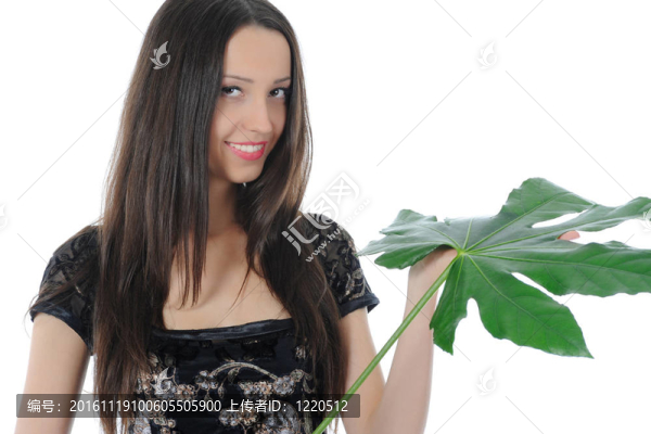 綠葉女人