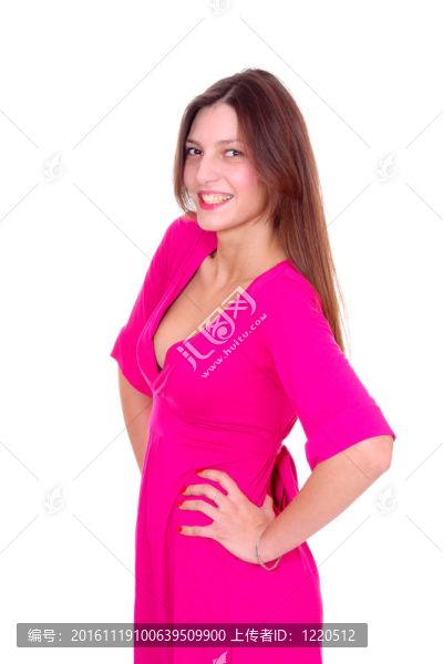 一個清新可愛的女人的肖像