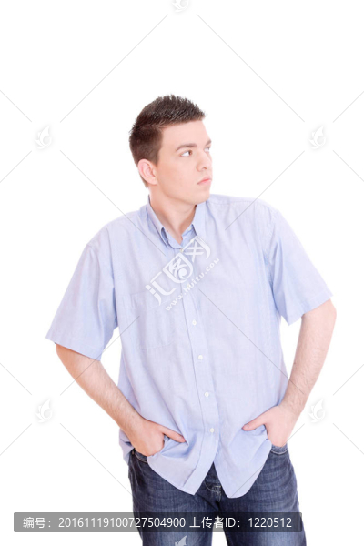 年輕的隨便的人