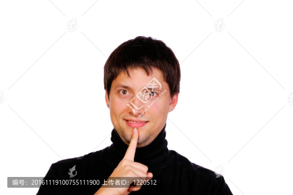 快樂青年休閑男子肖像