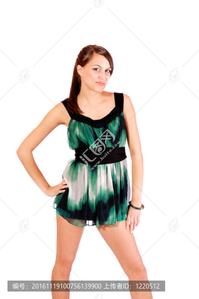 美麗的微笑的女人