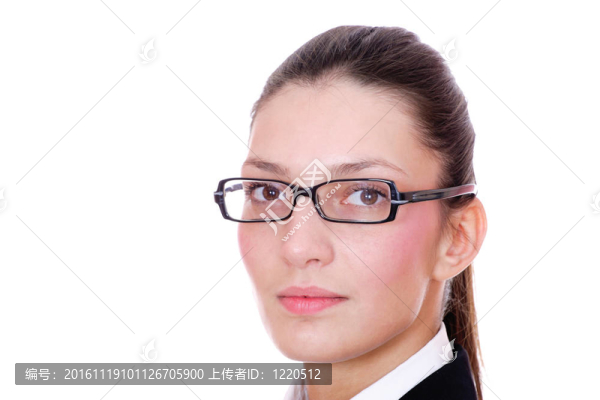 年輕漂亮的商業(yè)女人。
