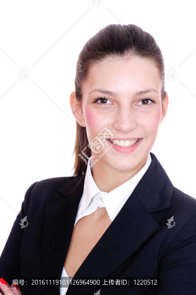 年輕漂亮的商業(yè)女人。