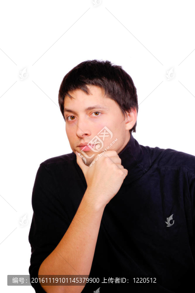 快樂青年休閑男子肖像