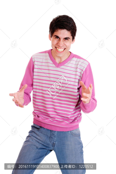 快樂青年休閑男子肖像