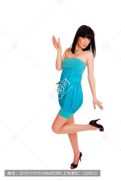一個清新可愛的女人的肖像