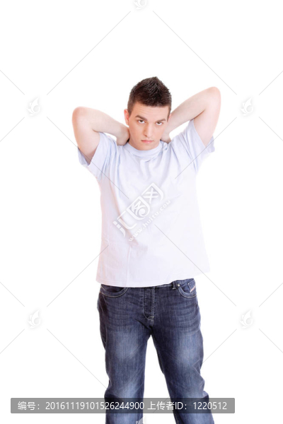 年輕的隨便的人