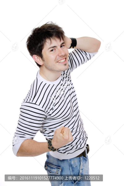 年輕的休閑男人肖像