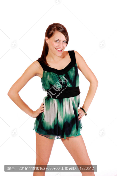 美麗的微笑的女人