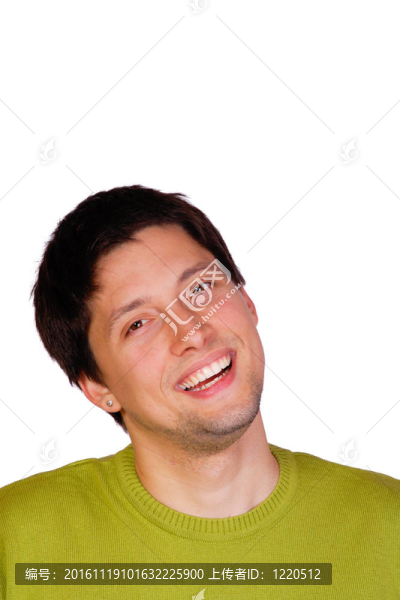 快樂青年休閑男子肖像
