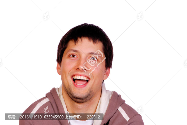 快樂青年休閑男子肖像