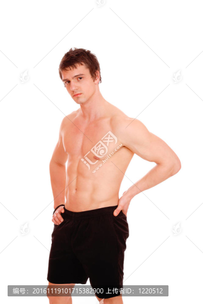 英俊男人的肖像
