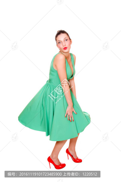 一個(gè)清新可愛的女人的肖像