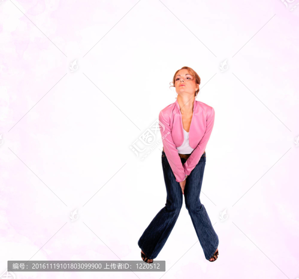 一個美麗的女人的肖像