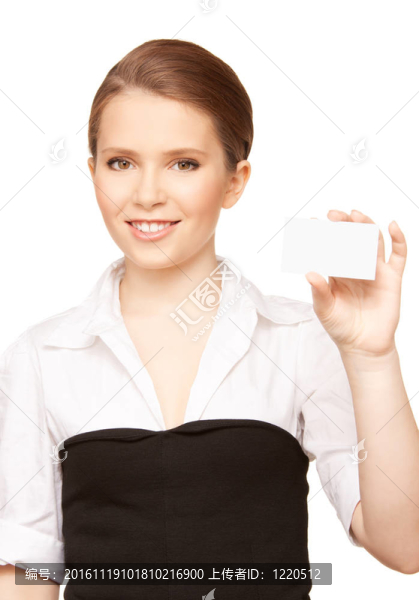 帶名片的女人
