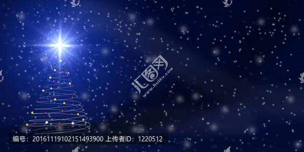 藍色圣誕樹
