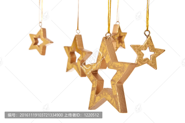 五裝飾的星星