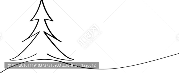 程式化的冷杉樹