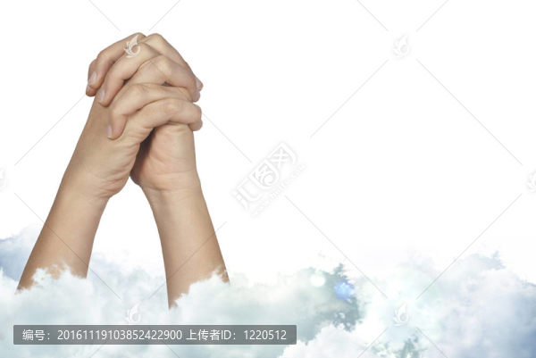 用藍(lán)色的云祈禱